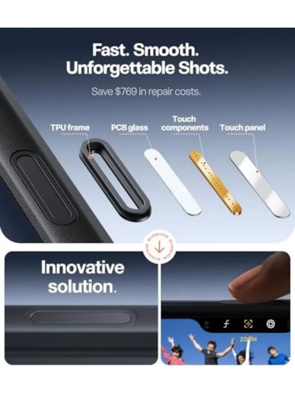 iPhone 17 Pro Case with Magnetic Stand | 4X Military Drop Protection, Durable
